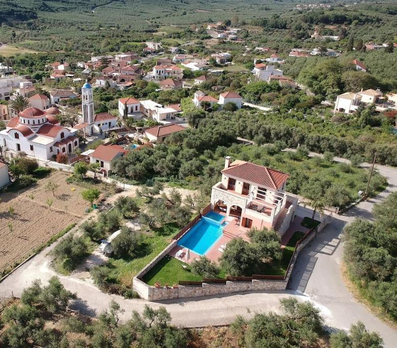 Villa Katerina With Eco Heated Pool Spiliá Eksteriør bilde
