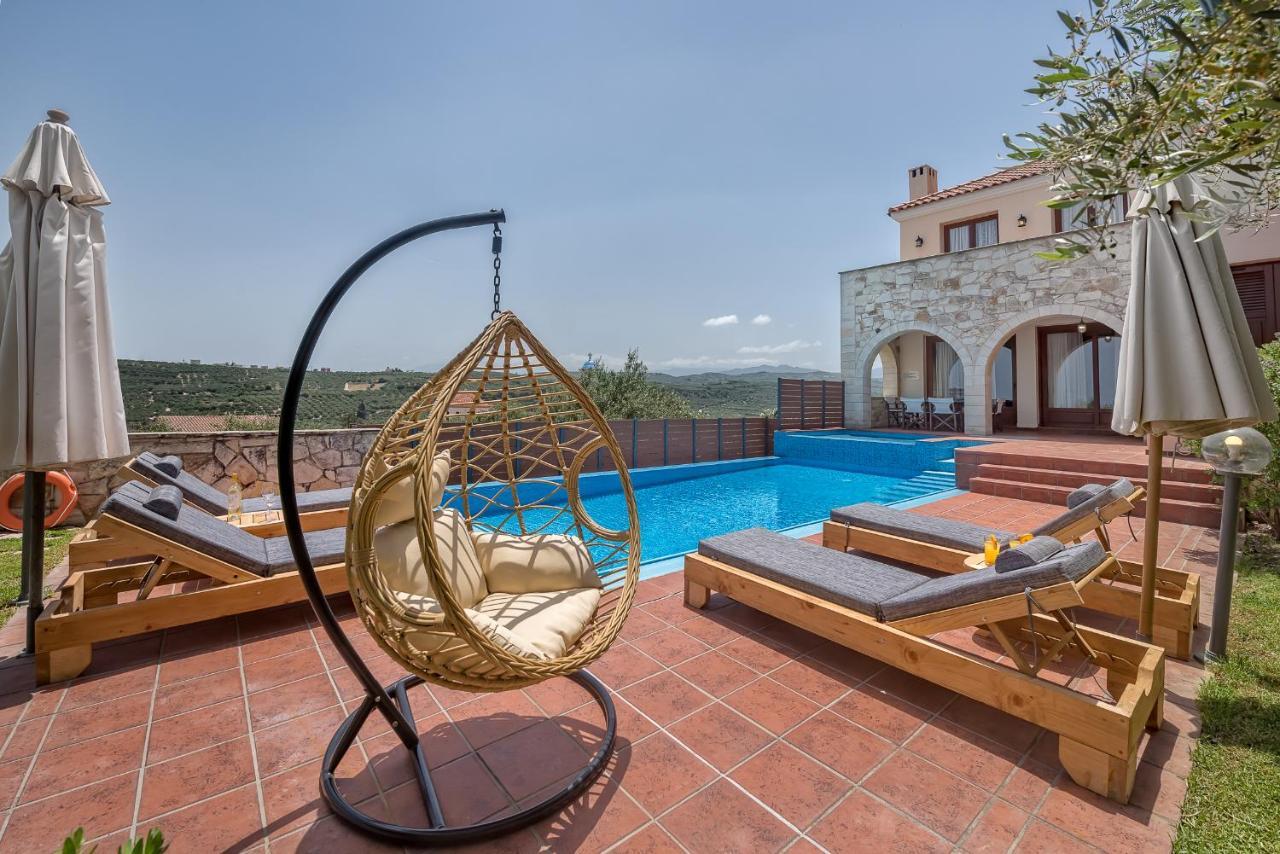 Villa Katerina With Eco Heated Pool Spiliá Eksteriør bilde