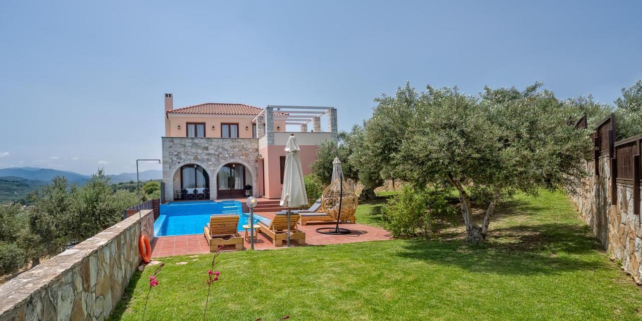 Villa Katerina With Eco Heated Pool Spiliá Eksteriør bilde